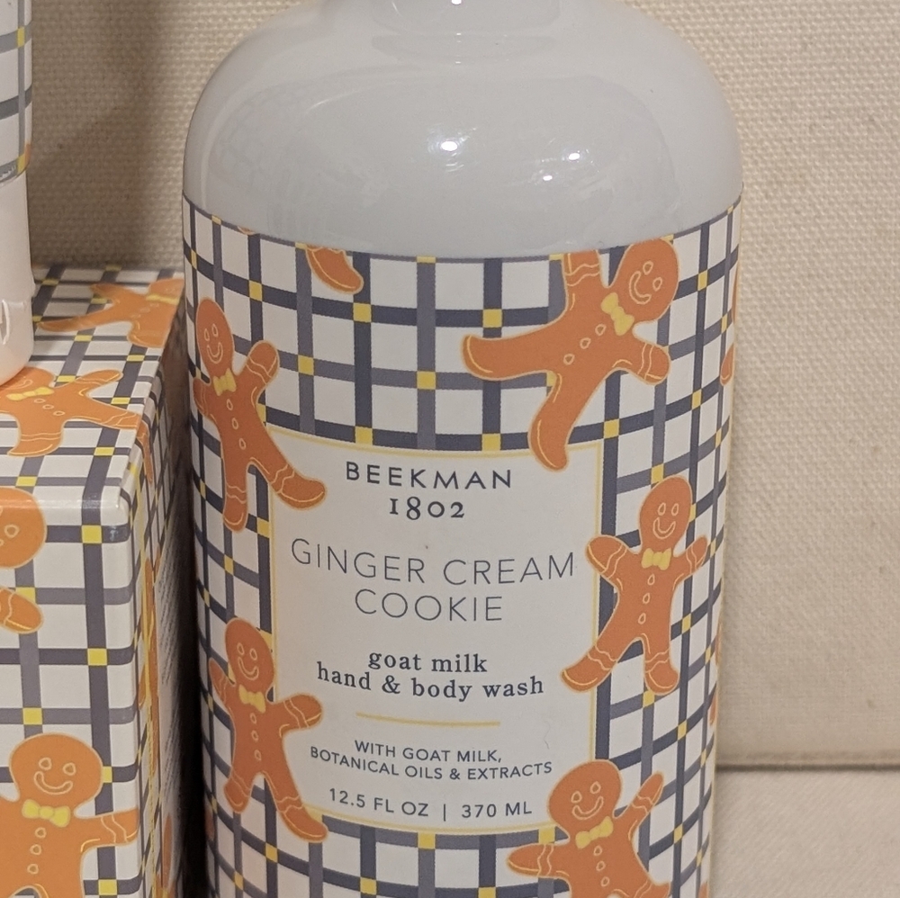 Beekman 1802 Ginger Cream Cookie Bundle Lotion Body Wash - Picture 3 of 4